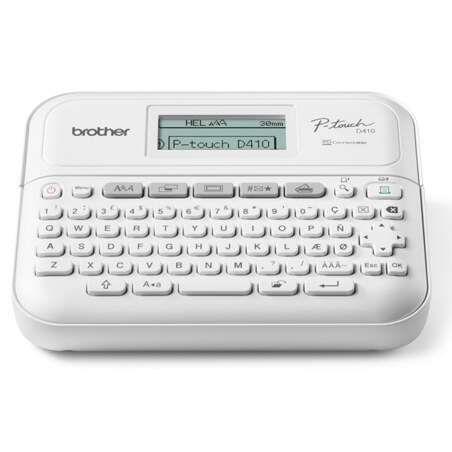 Brother PT-D410 impresora de etiquetas Transferencia térmica 180 x 180 DPI 20 mm/s Alámbrico TZe QWERTY