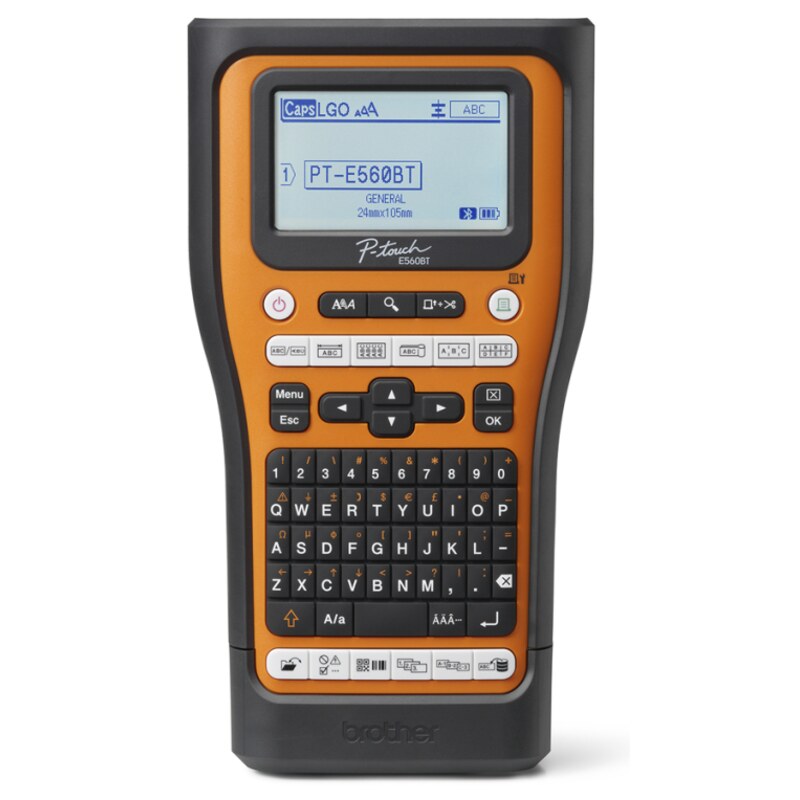 Brother PT-E560BTSP impresora de etiquetas Transferencia térmica 180 x 180 DPI 30 mm/s Inalámbrico y alámbrico HSE/TZe Bluetooth