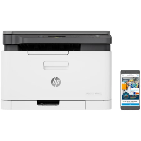 HP Laser 178nw Inalámbrico Multifunction Color Impresora, Fotocopiadora, escáner; Dúplex