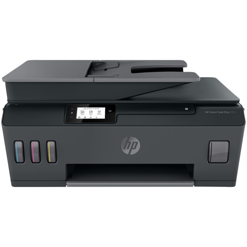 HP Smart Tank Plus 570 Inalámbrico All-in-One Color Impresora, Fotocopiadora, escáner