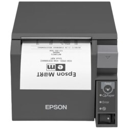 Epson TM-T70II (025A0): Serial + Built-in USB, PS, Black, EU