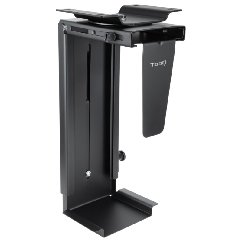 TooQ Soporte Metálico para CPU para Escritorio/Pared, Negro
