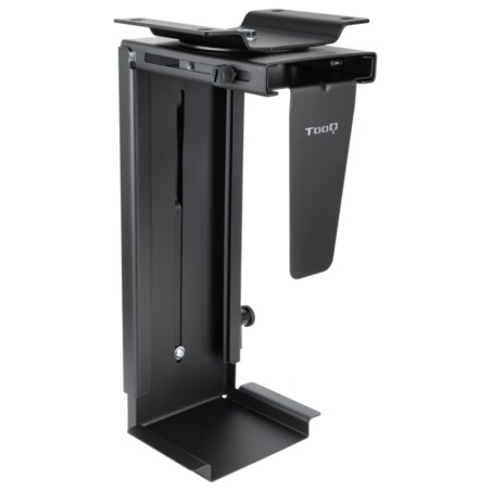 TooQ Soporte Metálico para CPU para Escritorio/Pared, Negro