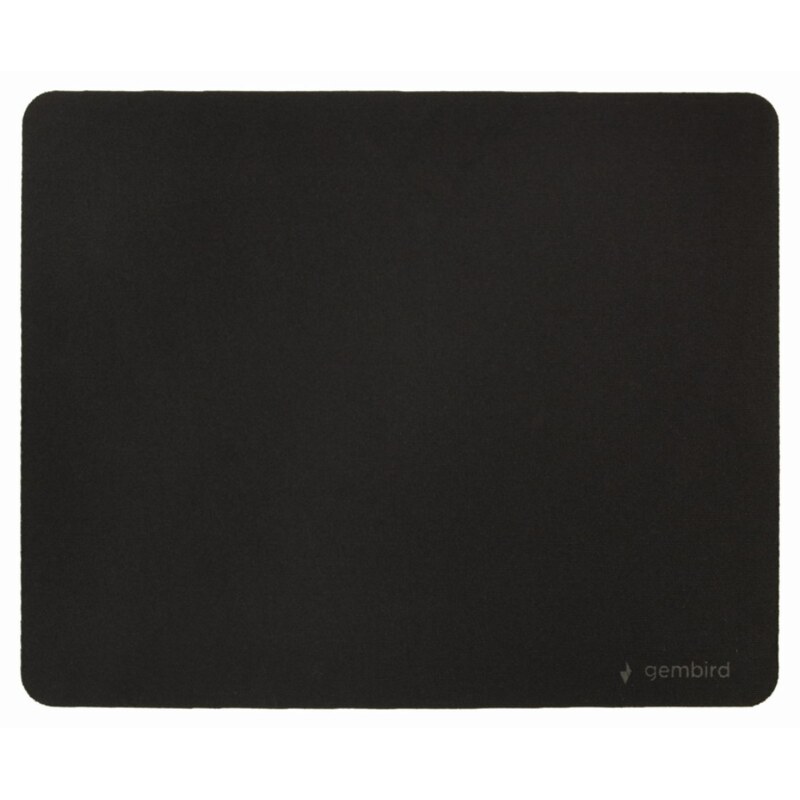 Gembird MP-S-BK-M alfombrilla para ratón Negro