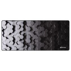 Sharkoon SKILLER SGP30 Alfombrilla de ratón para juegos Negro, Gris