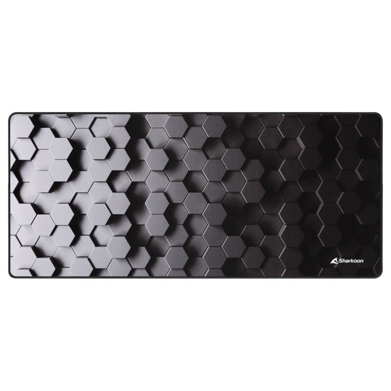 Sharkoon SKILLER SGP30 Alfombrilla de ratón para juegos Negro, Gris