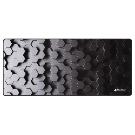 Sharkoon SKILLER SGP30 Alfombrilla de ratón para juegos Negro, Gris
