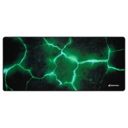 Sharkoon SKILLER SGP30 Alfombrilla de ratón para juegos Negro, Verde