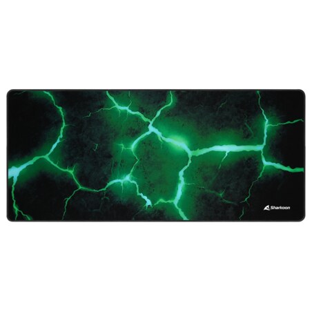 Sharkoon SKILLER SGP30 Alfombrilla de ratón para juegos Negro, Verde