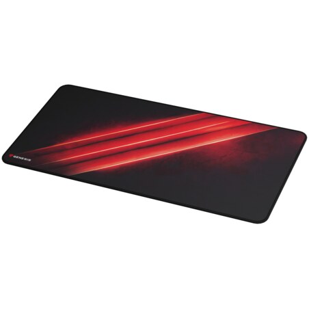GENESIS Carbon 500 Maxi Flash G2 Alfombrilla de ratón para juegos Negro, Rojo
