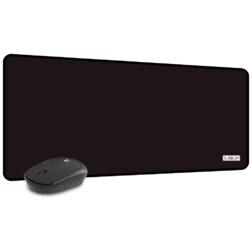 SUBBLIM Alfombrilla con Ratón Harmony Pack Mousepad XL + Wireless Mouse Black