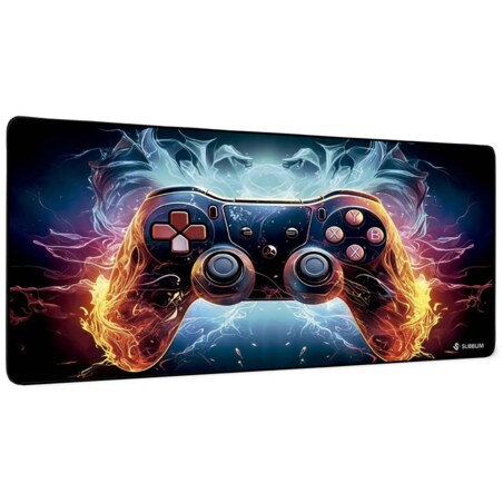 SUBBLIM GameCore XL Alfombrilla de ratón para juegos Negro, Multicolor