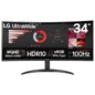 LG 34WR50QK-B pantalla para PC 86,4 cm (34") 3440 x 1440 Pixeles Wide Quad HD Negro