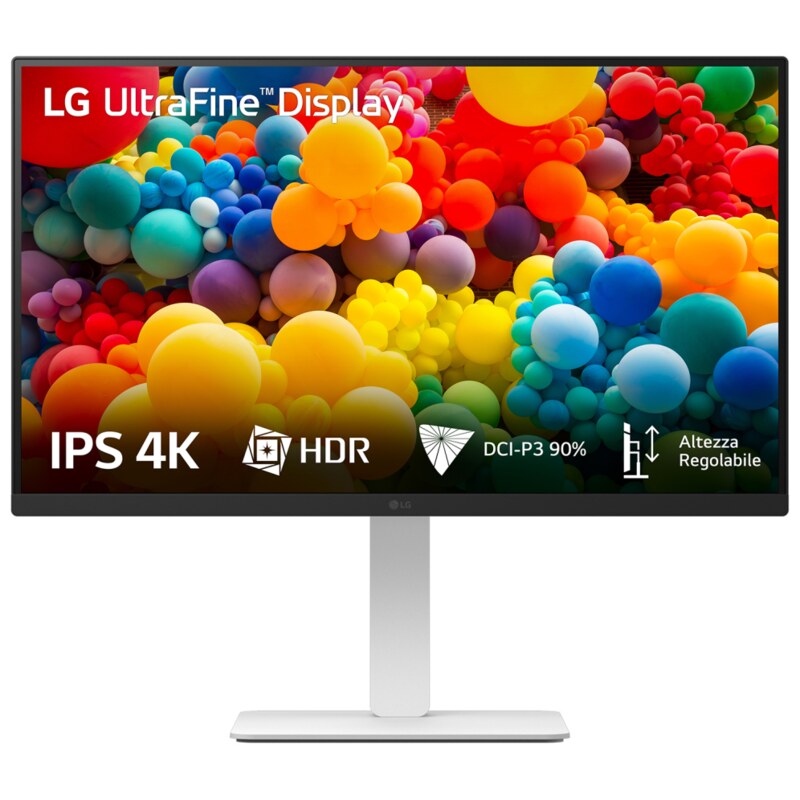 LG 27US550-W pantalla para PC 68,6 cm (27") 3840 x 2160 Pixeles 4K Ultra HD LCD Blanco