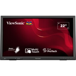 Viewsonic TD2223-2 pantalla para PC 55,9 cm (22") 1920 x 1080 Pixeles Full HD LCD Pantalla táctil Negro