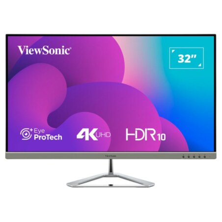 Viewsonic VX3276-4K-MHD-2 pantalla para PC 81,3 cm (32") 3840 x 2160 Pixeles 4K Ultra HD LCD Negro, Plata