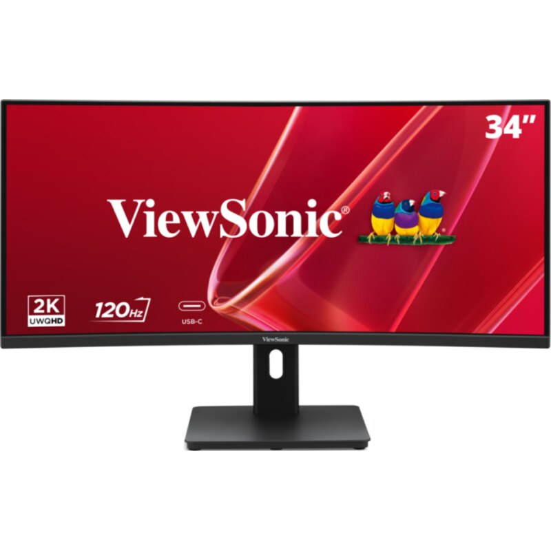 Viewsonic VA VA3420C-2 pantalla para PC 86,4 cm (34") 3440 x 1440 Pixeles UltraWide Quad HD LED Negro
