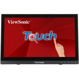 Viewsonic TD1630-3 pantalla para PC 39,6 cm (15.6") 1366 x 768 Pixeles HD LCD Pantalla táctil Multi-usuario Negro