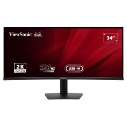 Viewsonic VA VA3420C pantalla para PC 86,4 cm (34") 3440 x 1440 Pixeles UltraWide Quad HD LED Negro