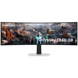 Samsung G93SC pantalla para PC 124,5 cm (49") 5120 x 1440 Pixeles Dual QHD OLED Plata