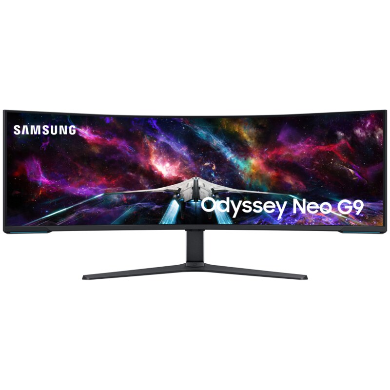 Samsung G95NC pantalla para PC 144,8 cm (57") 7680 x 2160 Pixeles Dual UHD LED Negro, Blanco