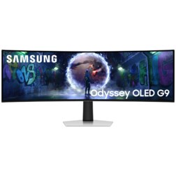Samsung G93SD pantalla para PC 124,5 cm (49") 5120 x 1440 Pixeles Dual QHD OLED Plata