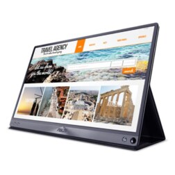 ASUS ZenScreen MB16AC pantalla para PC 39,6 cm (15.6") 1920 x 1080 Pixeles Full HD LED Gris
