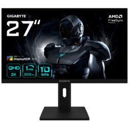 GIGABYTE G27Q3 Monitor Gaming 27” 2K QHD - 2560 x 1440, 320Hz, 1ms, 350 cd/m², FreeSync Premium, Display HDR400, HDMI 2.0, Displ