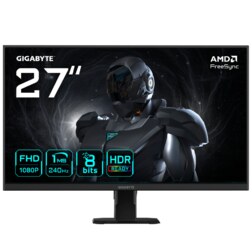 GIGABYTE GS27F2 27" Monitor de Juego FHD - 1920 x 1080, 240Hz, 1ms, 300 cd/m², FreeSync, HDR Ready, HDMI 2.0, Displayport 1.4
