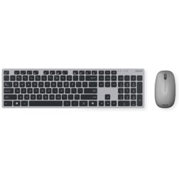 ASUS W5000 Wireless Keyboard and Mouse Set teclado Ratón incluido Oficina RF inalámbrico QWERTY Español Negro, Gris