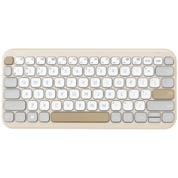 ASUS Marshmallow Keyboard KW100 teclado Hogar Bluetooth QWERTY Español Beige