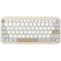 ASUS Marshmallow Keyboard KW100 teclado Hogar Bluetooth QWERTY Español Beige