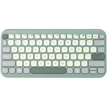 ASUS Marshmallow Keyboard KW100 teclado Hogar Bluetooth QWERTY Español Verde