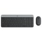 Logitech Slim MK470 teclado Ratón incluido Universal RF inalámbrico QWERTY Español Grafito