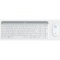 Logitech 920-009199 teclado Ratón incluido Oficina RF inalámbrico Español Blanco