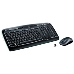 Logitech MK330 teclado Ratón incluido Oficina USB QWERTY Español Negro, Gris