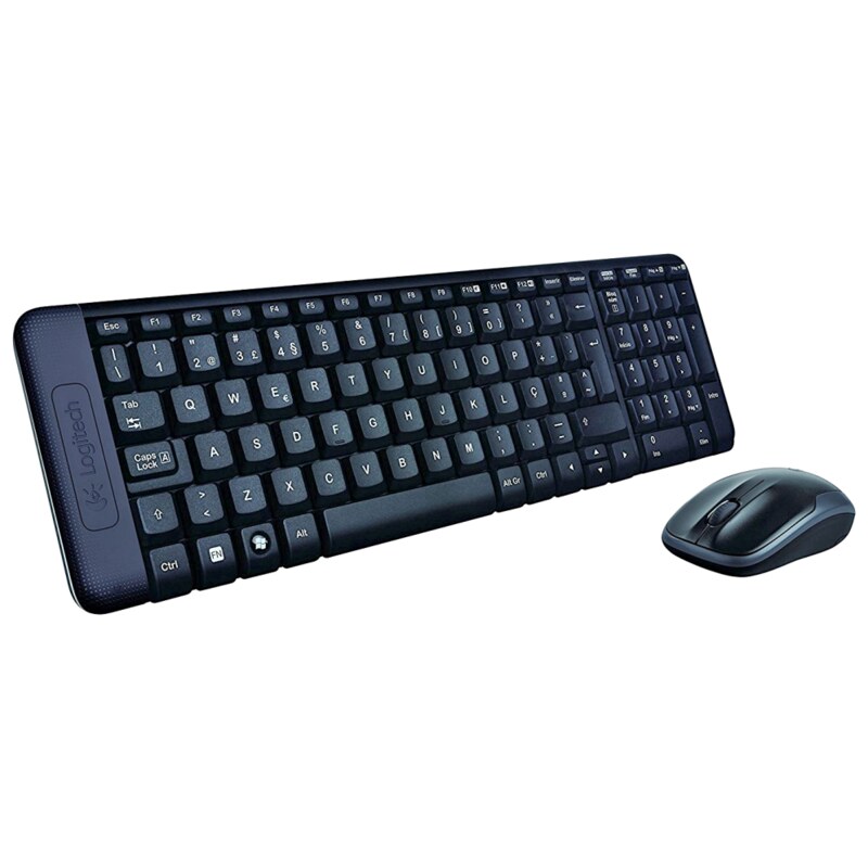 Logitech MK220 teclado Ratón incluido Oficina USB Español Negro
