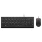 Lenovo Essential Wired Combo (ES 172) teclado Ratón incluido Universal USB Español Negro