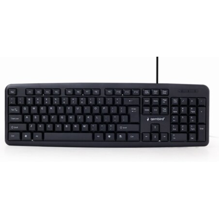Gembird KB-U-103-ES teclado Hogar USB Español Negro