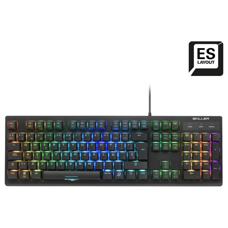 Sharkoon SKILLER SGK30 teclado Juego USB QWERTY Español Negro