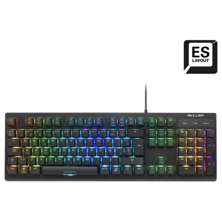 Sharkoon SKILLER SGK30 teclado Juego USB QWERTY Español Negro