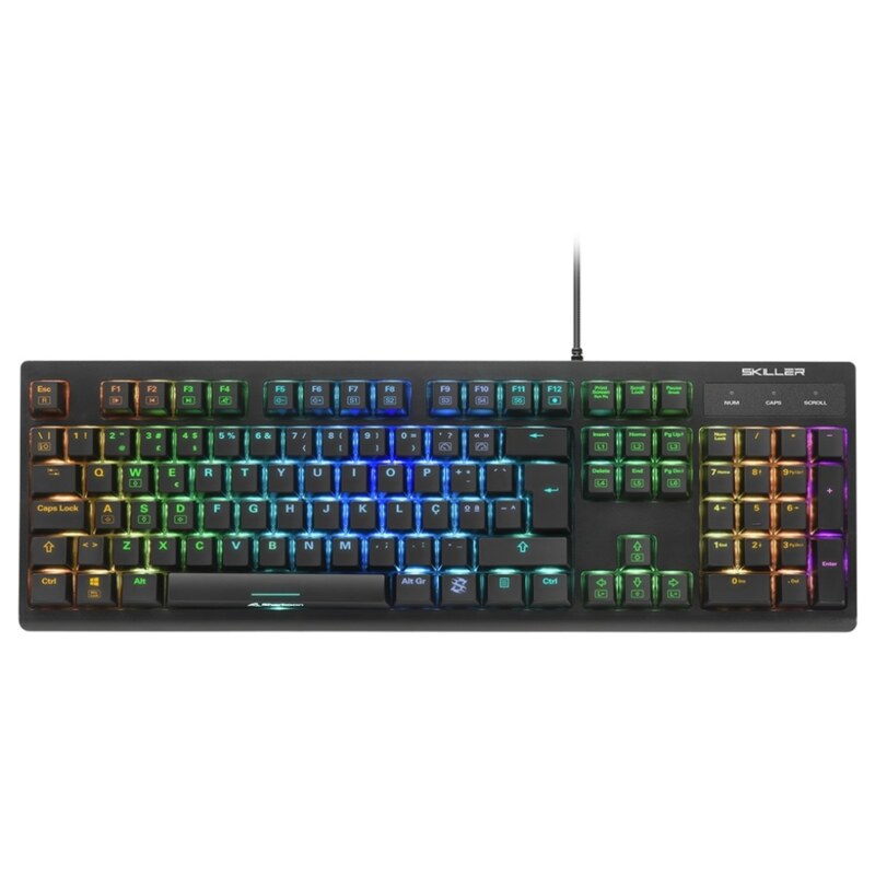 Sharkoon SKILLER SGK30 teclado Juego USB QWERTY Portugués Negro