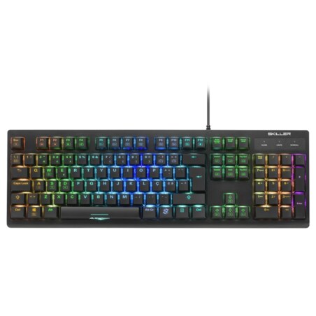 Sharkoon SKILLER SGK30 teclado Juego USB QWERTY Portugués Negro