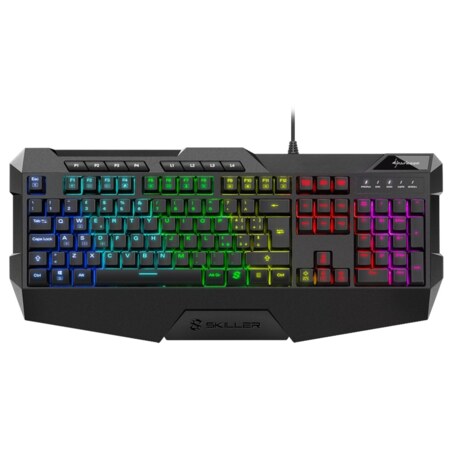 Sharkoon Skiller SGK4 teclado Juego USB QWERTY Portugués Negro
