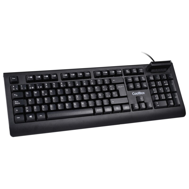 CoolBox TECLADO CON LECTOR DNIE V4