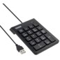 TooQ Teclado numérico USB, 19 teclas, Negro