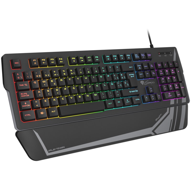 GENESIS Rhod 350 RGB teclado Juego USB QWERTY Español Negro
