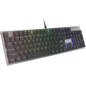 GENESIS Thor 420 RGB teclado Juego USB QWERTY Internacional de EE.UU. Plata