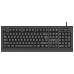 Ewent EW3286 teclado Universal USB QWERTY Español Negro