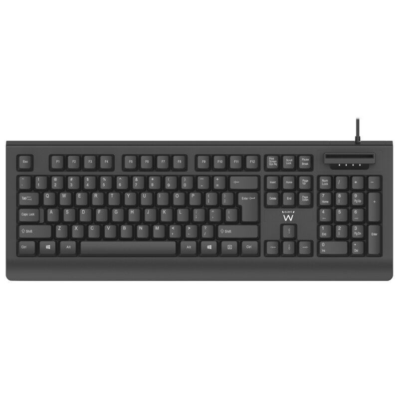 Ewent EW3286 teclado Universal USB QWERTY Español Negro